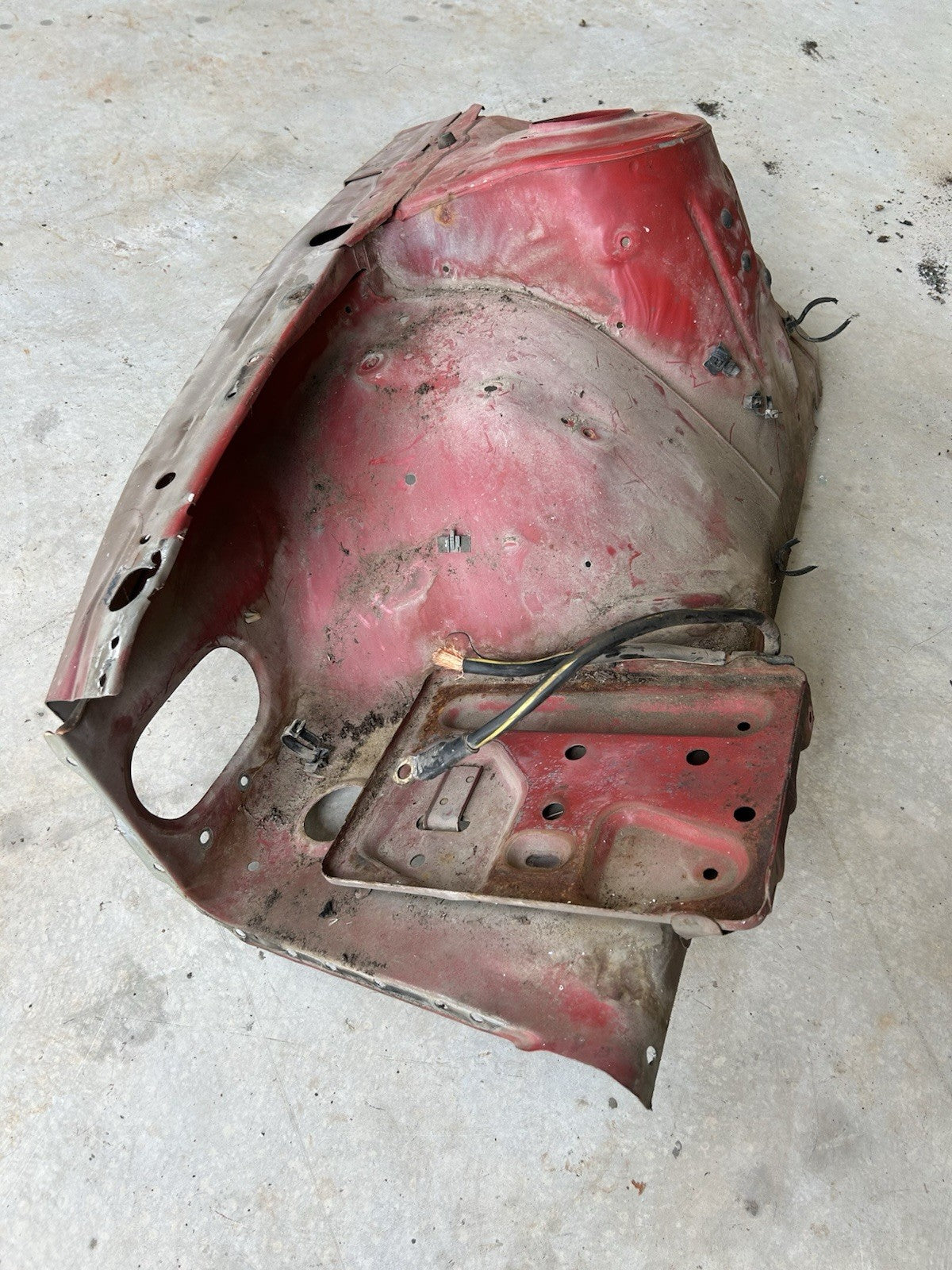 89-94 Nissan 240sx S13 Right Front Clip Cut Hood Ledge Strut Tower Fender metal