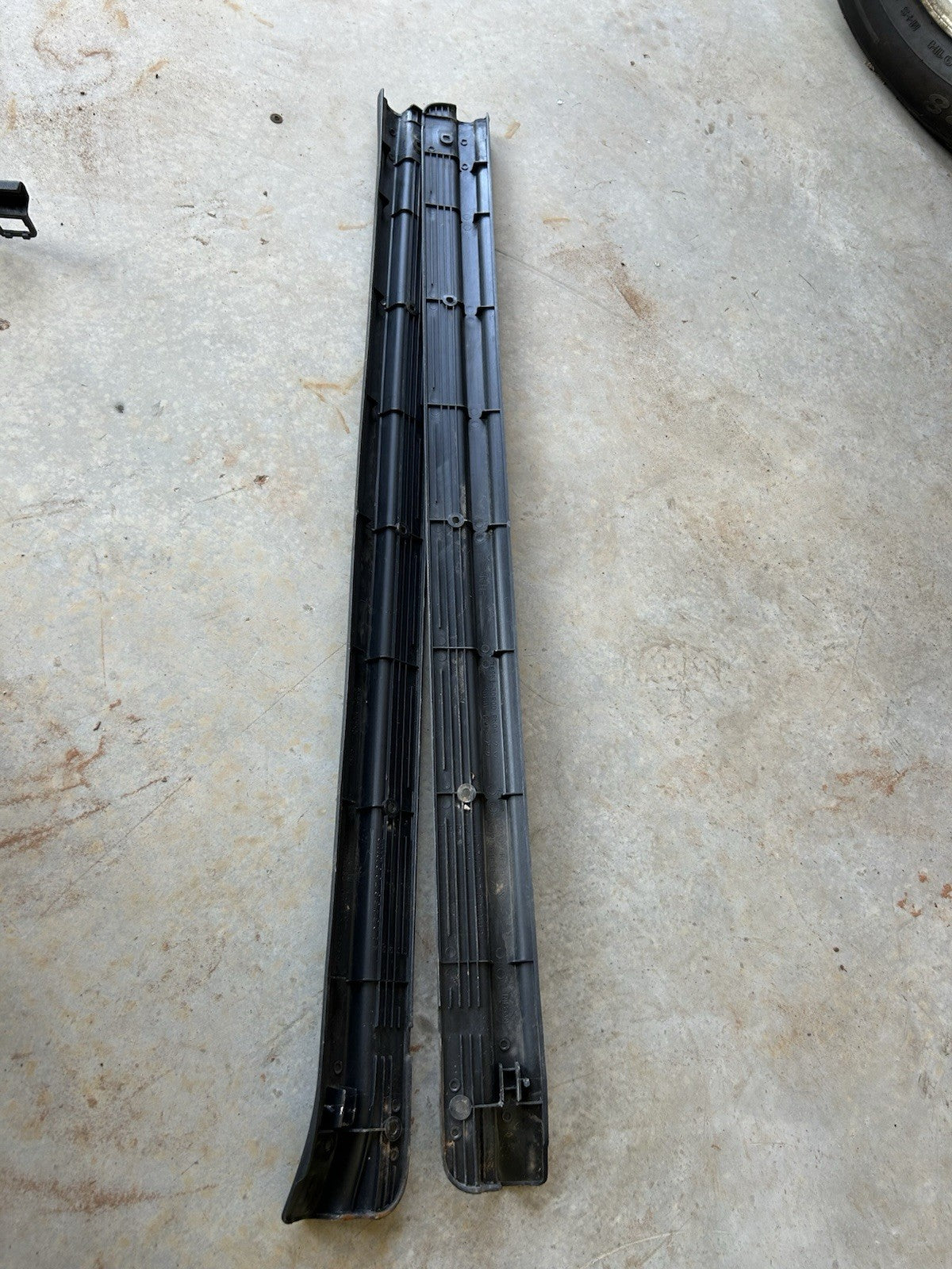 90-96 Nissan 300zx Z32 OEM Interior Door Sill Trim Black PAIR Left & Right