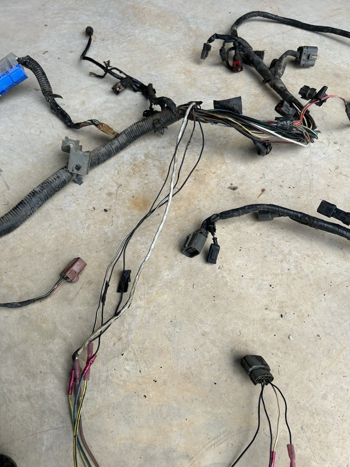91-93 Nissan 240SX S13 KA24DE Engine Wiring Harness 2401153F00 DOHC OEM