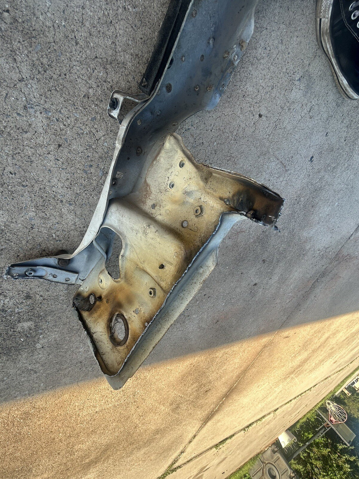 1989-1994 Nissan 240SX S13 OEM Front Radiator Support Metal Cut Replace Core