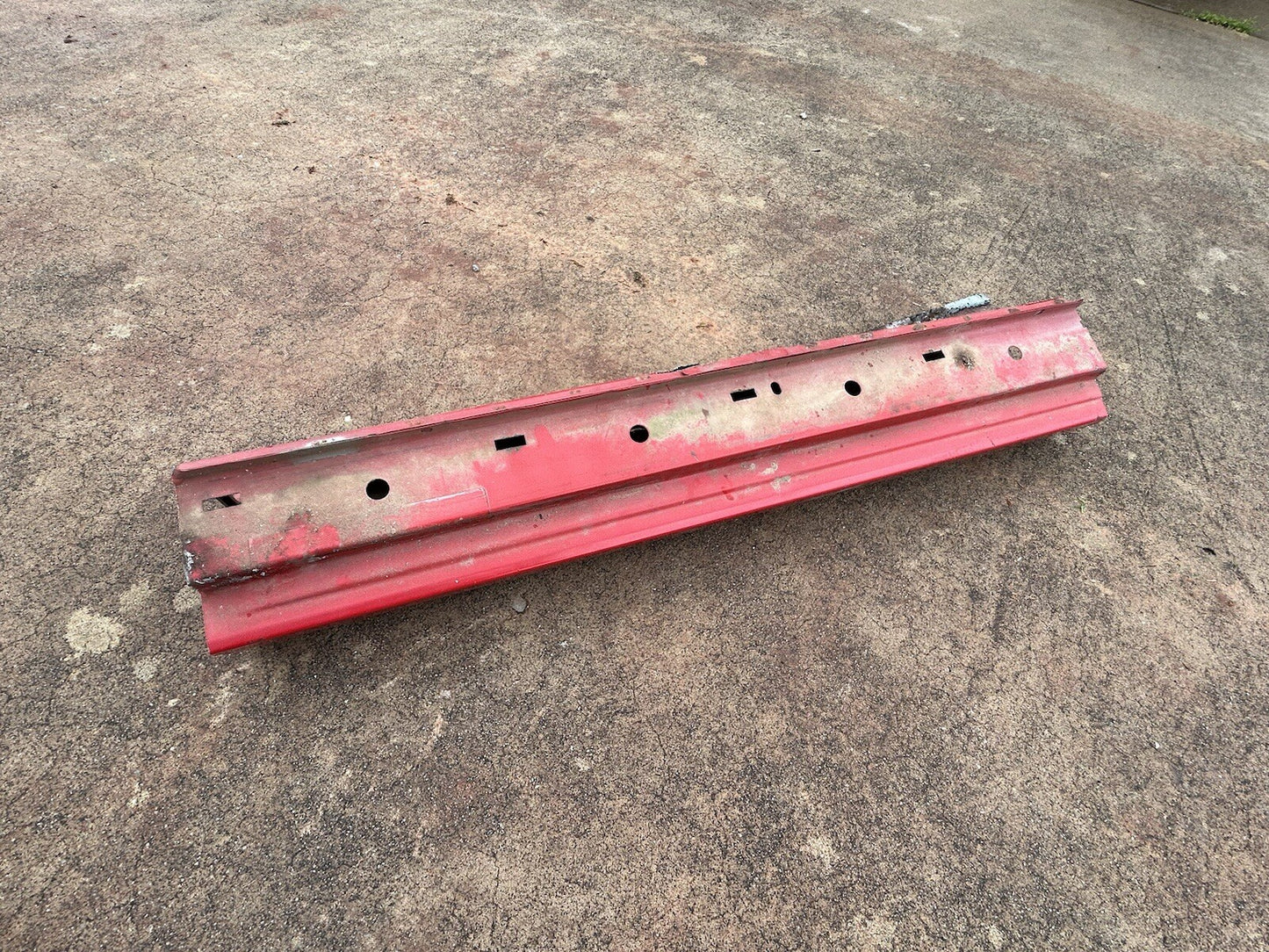 1989-1994 Nissan 240SX Rocker Panel Rust Repair Section Cut Metal Pinch Well