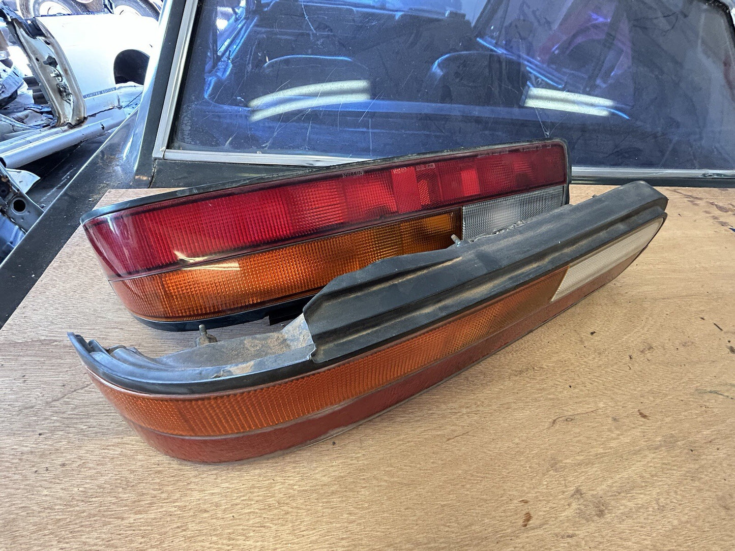 89-94 Nissan 240sx S13 OEM Rear Tail Light Set Left Right Taillight Coupe Silvia