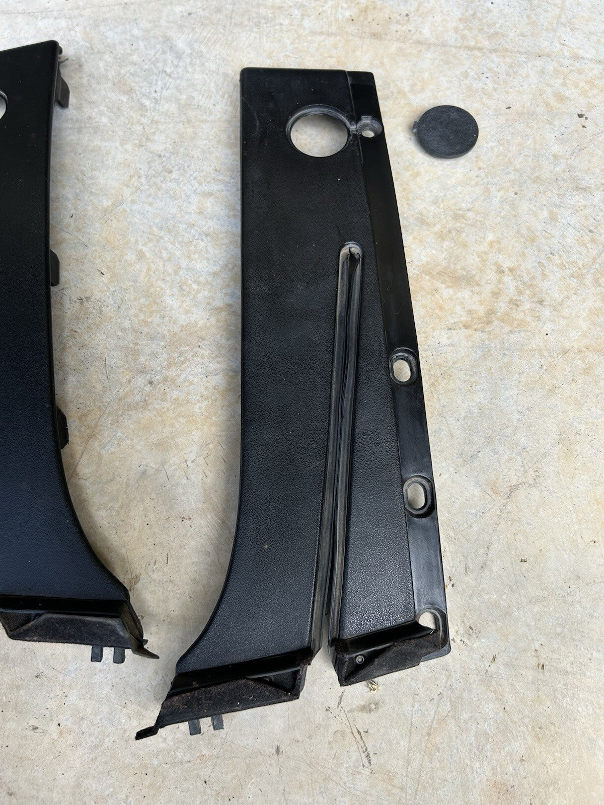 90-96 Nissan 300zx Z32 OEM 2+0 Seat Belt Door B Pillar Trim Set Left Right OEM