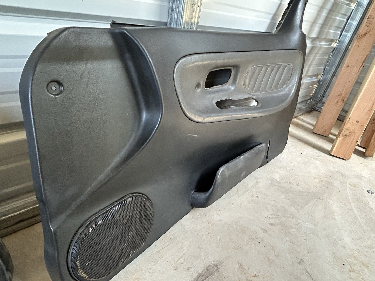 1991-1994 Nissan 240sx S13 BLACK Power Door Panels Set Interior Trim Cards VERT