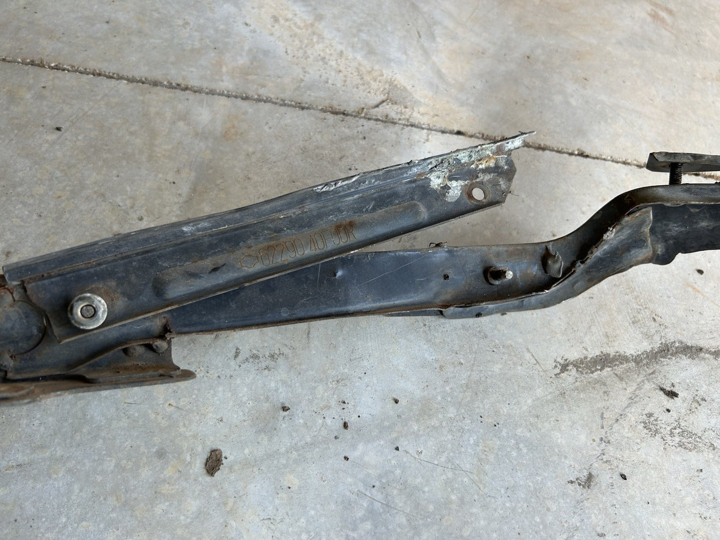 91-94 Nissan 240sx S13 OEM Front Bumper Mount Brackets RH RIGHT Sharknose