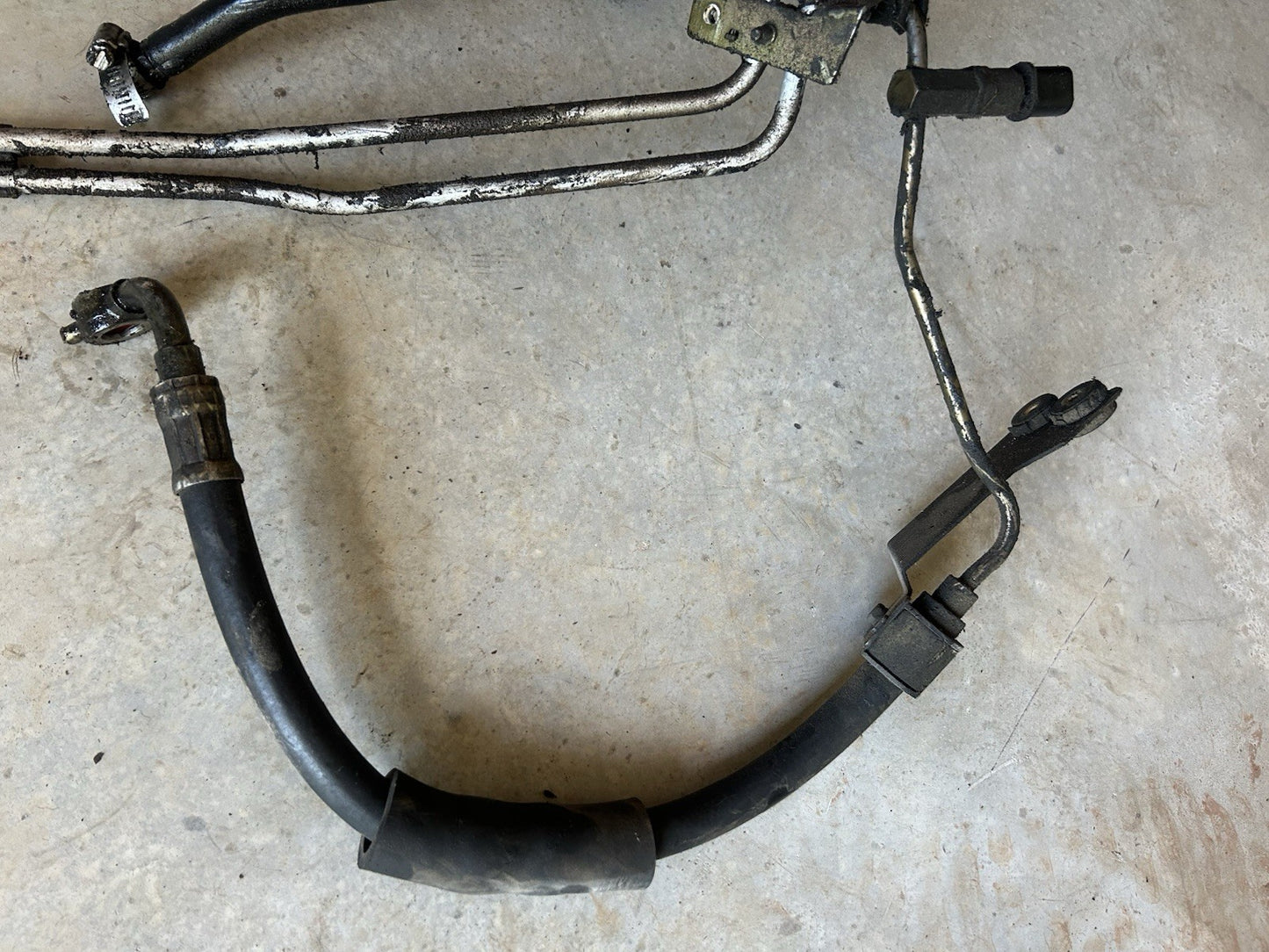 1995-1996 Nissan 240SX S14 Power Steering High Pressure Hard Line Hose OEM