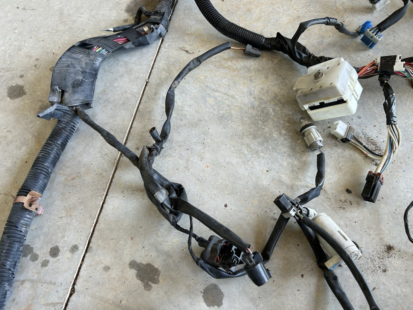 95-96 Zenki Nissan 240SX S14 OEM Engine Bay Front Chassis Wire Harness Fuse M/T