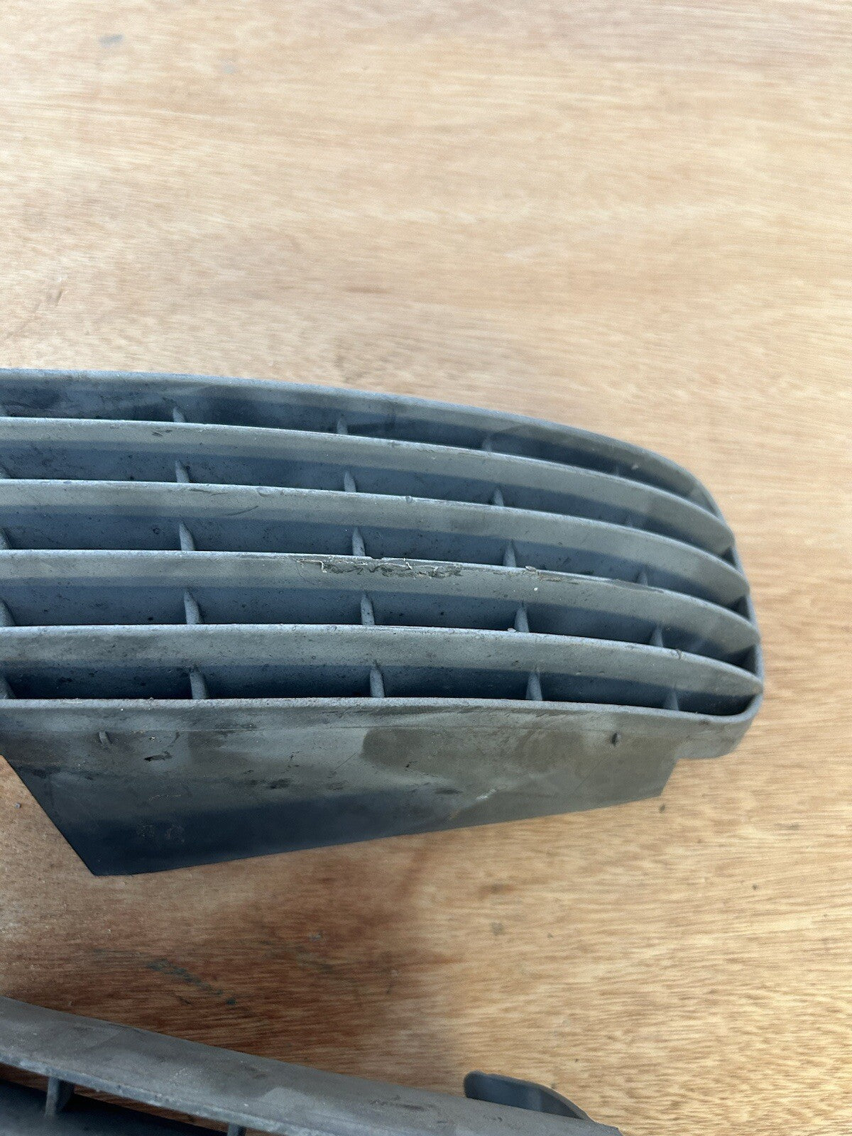 91-94 Nissan 240sx S13 OEM Sharknose Front Bumper Lower Grill Inserts PAIR L/R