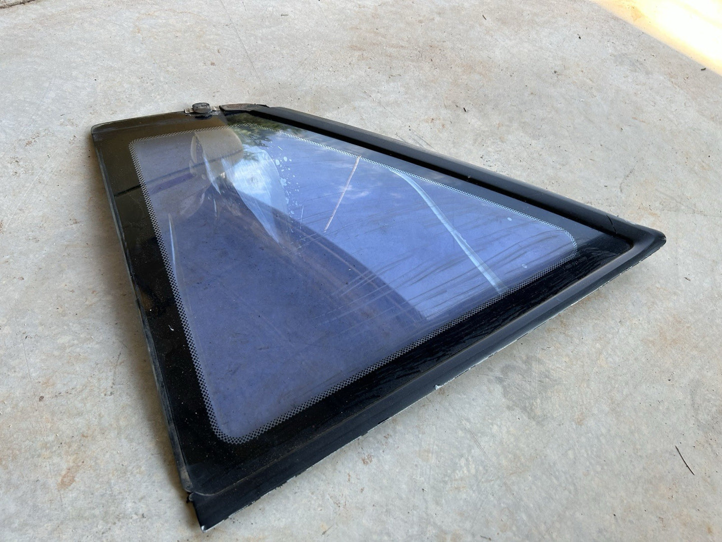 89-93 Nissan 240sx S13 Coupe OEM Rear LH LEFT Driver Quarter Window Glass - Good