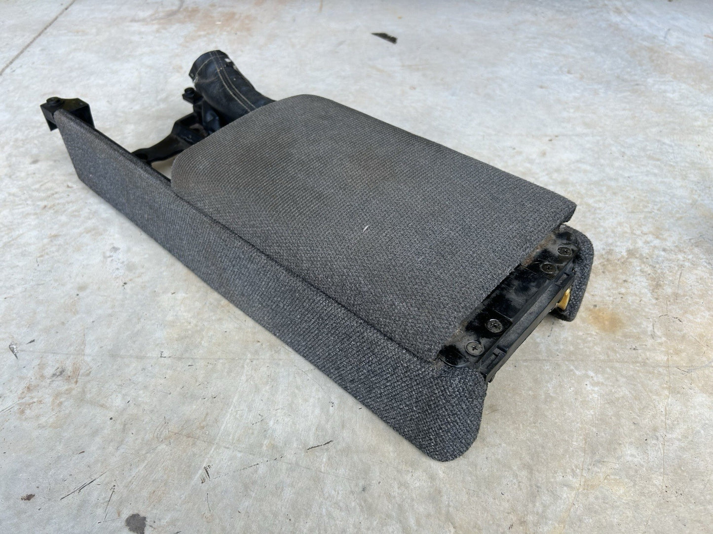 90-96 Nissan 300zx Z32 2+0 Gray Tweed Center Console Interior Trim OEM