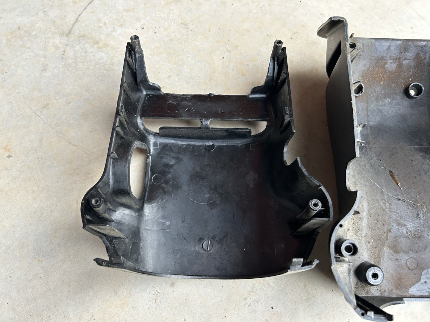 89-94 Nissan S13 240sx Steering Column Cover Clamshell Black OEM