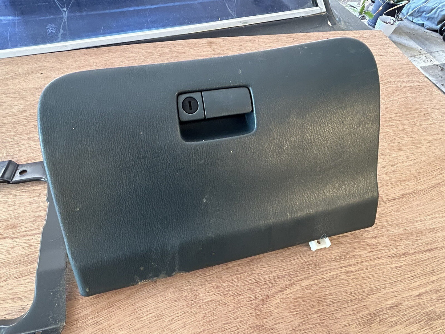 1995-1998 Nissan 240sx S14 Glove Box Compartment Dash Trim Blue OEM