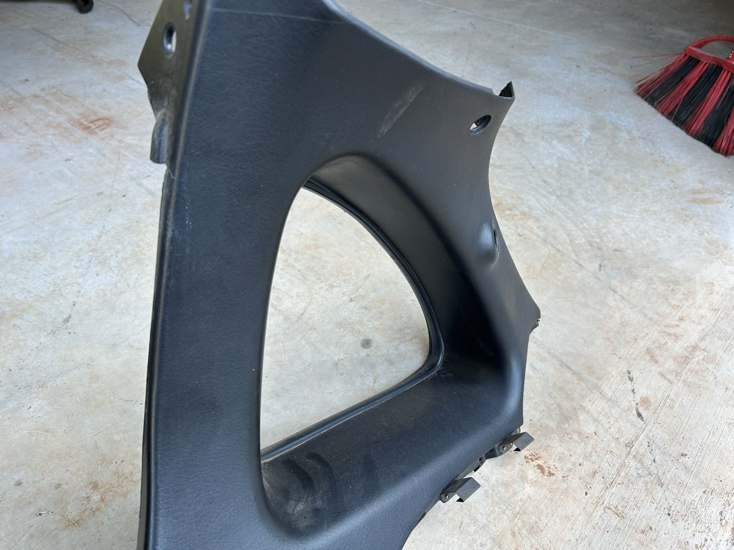 90-96 Nissan 300zx Z32 2+0 OEM Black Interior Quarter Window Trim Panels PAIR