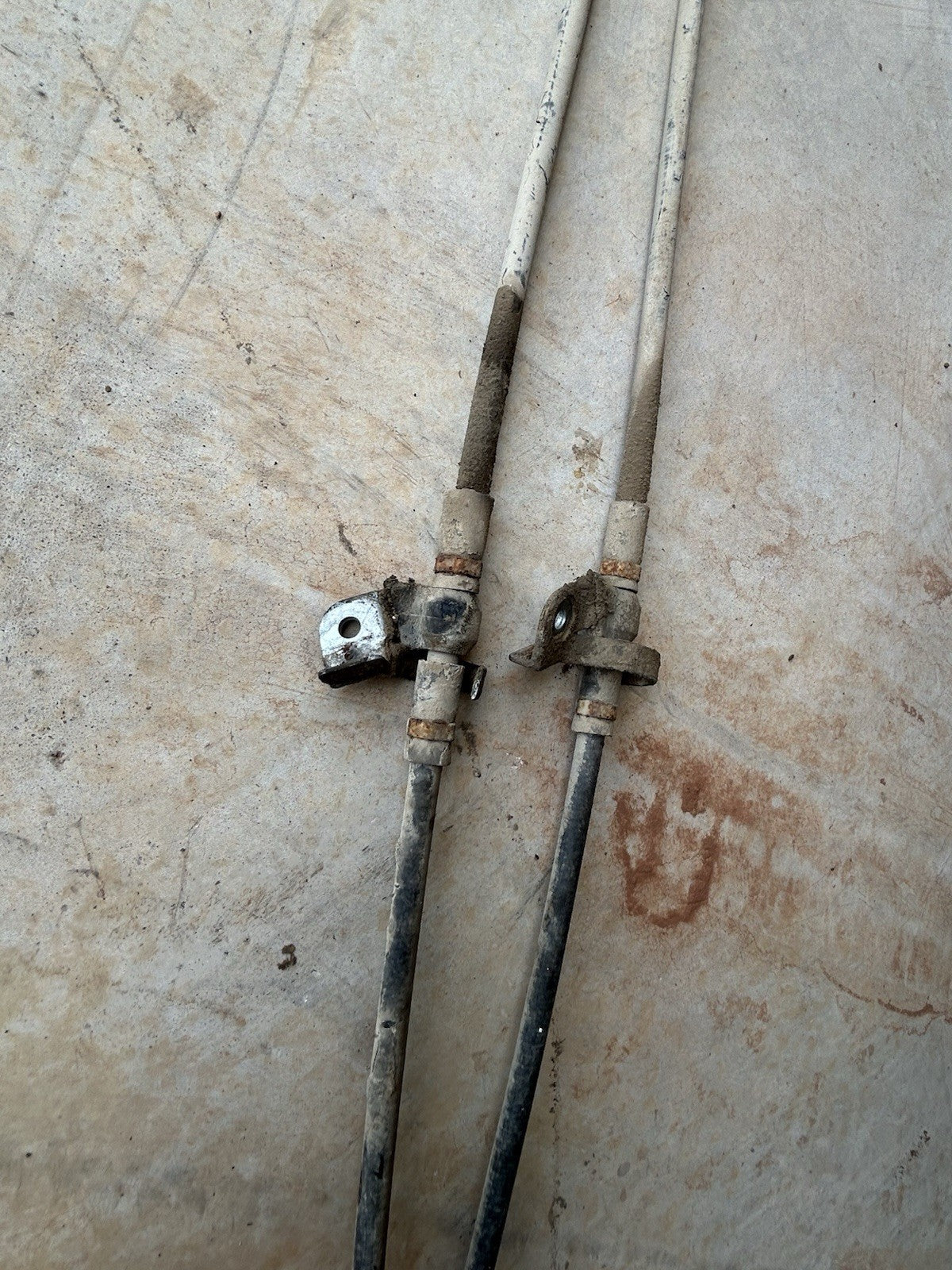 89-94 Nissan 240sx S13 OEM Ebrake Cables Pair Left/Right Emergency Brake Cable