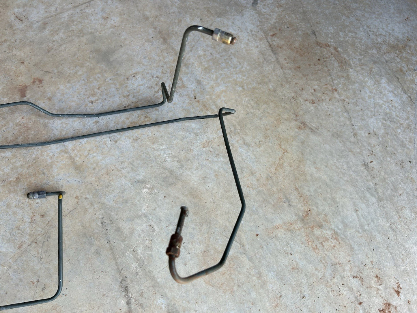 #70- 95-98 240SX S14 Front Engine Bay Firewall Hard Brake Lines Non-ABS OEM