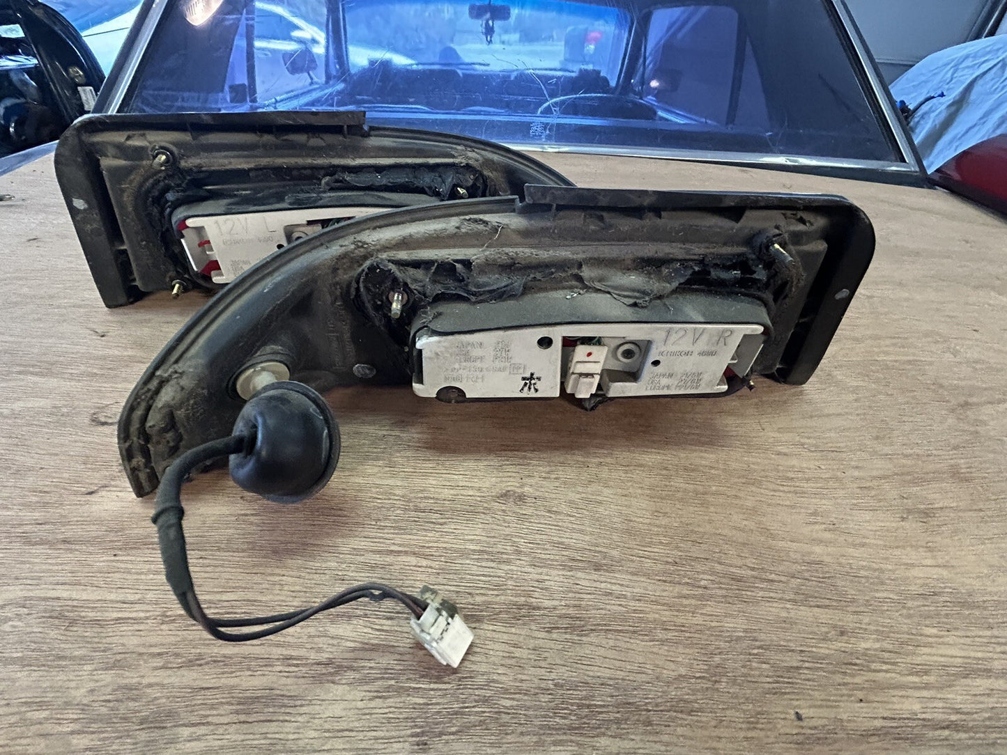 95-98 Nissan 240sx S14 OEM Zenki Tail Lights PAIR Left & Right