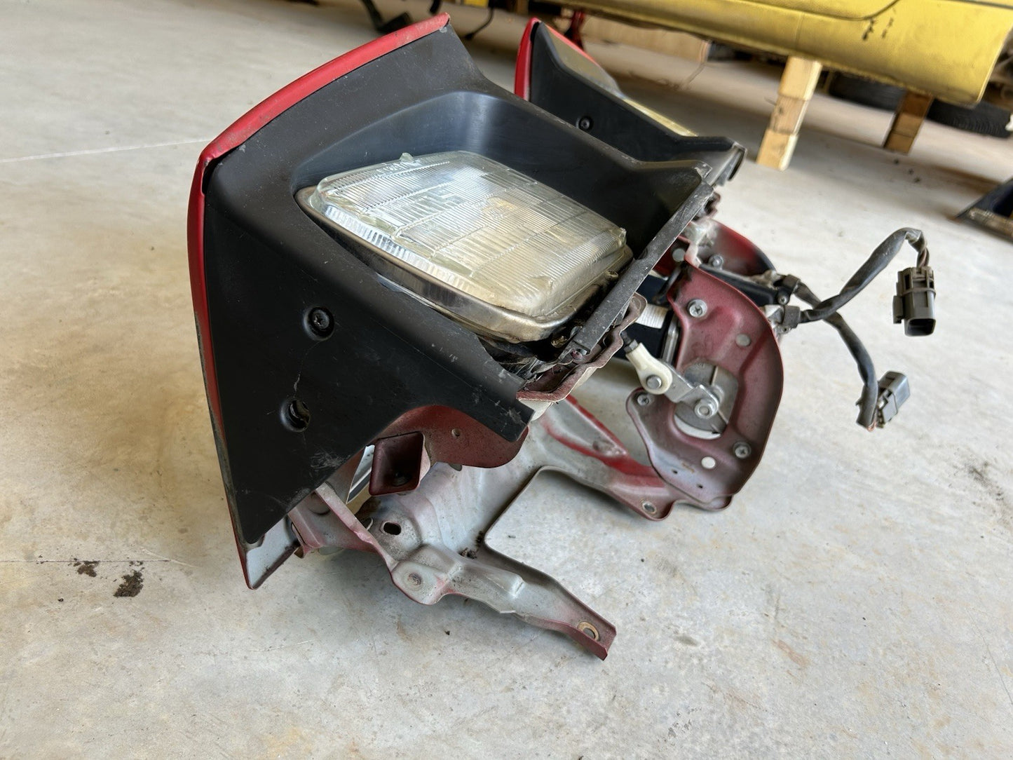 89-94 Nissan 240sx Right & Left Side Pop Up Headlight & Motor S13 SET OEM