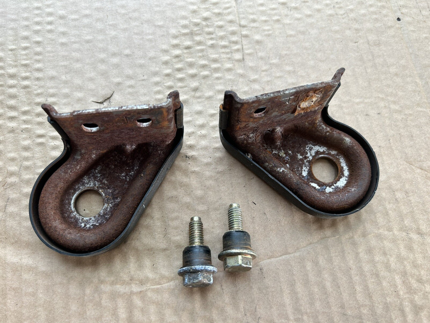 Nissan 240sx S13 89-94, 180sx 89-98, S14 Silvia Rear Seat Hinge Brackets OEM