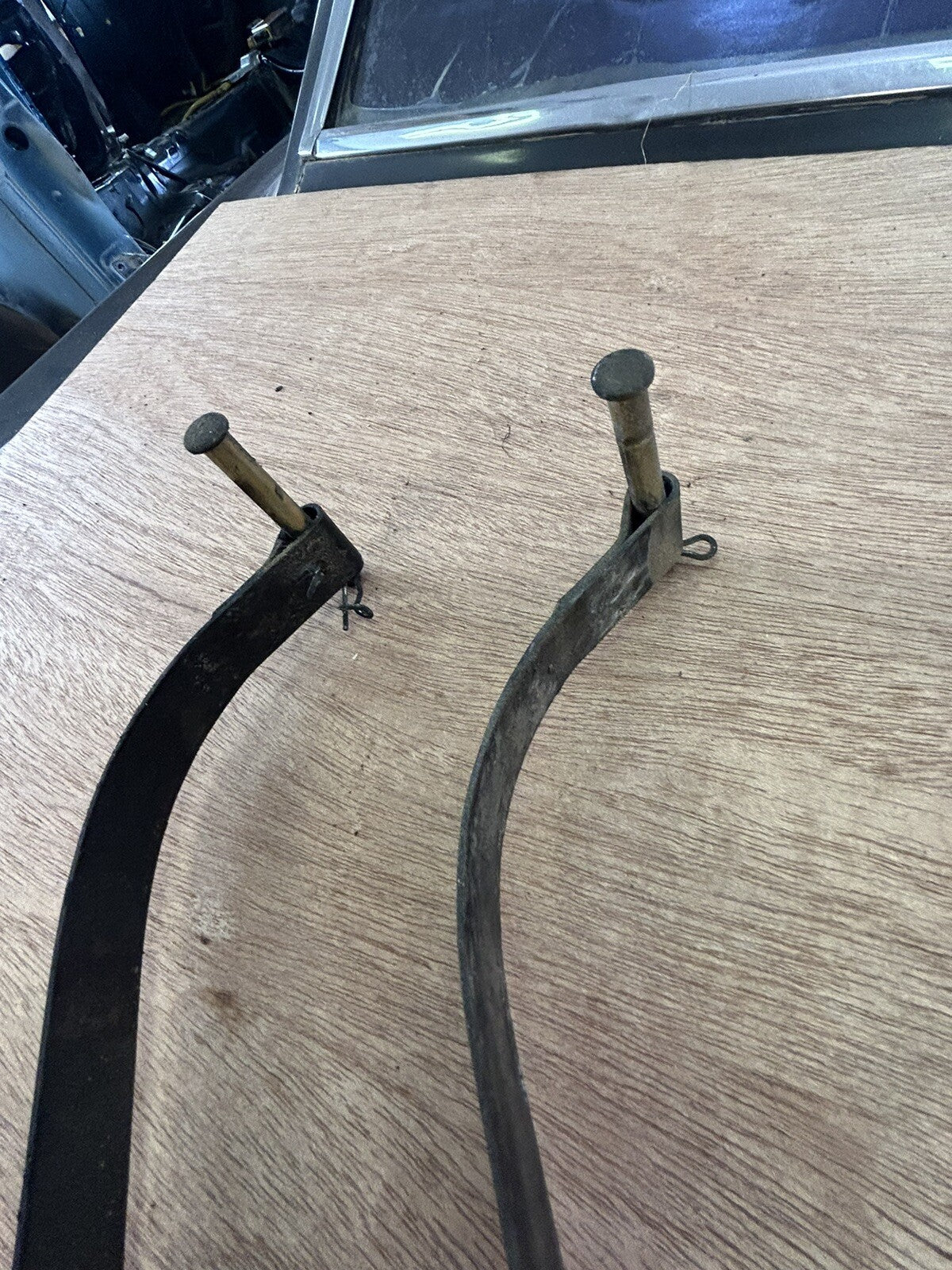 95-98 Nissan 240sx S14 Fuel Tank Straps WITH BOLTS Hardware OEM Kouki Zenki