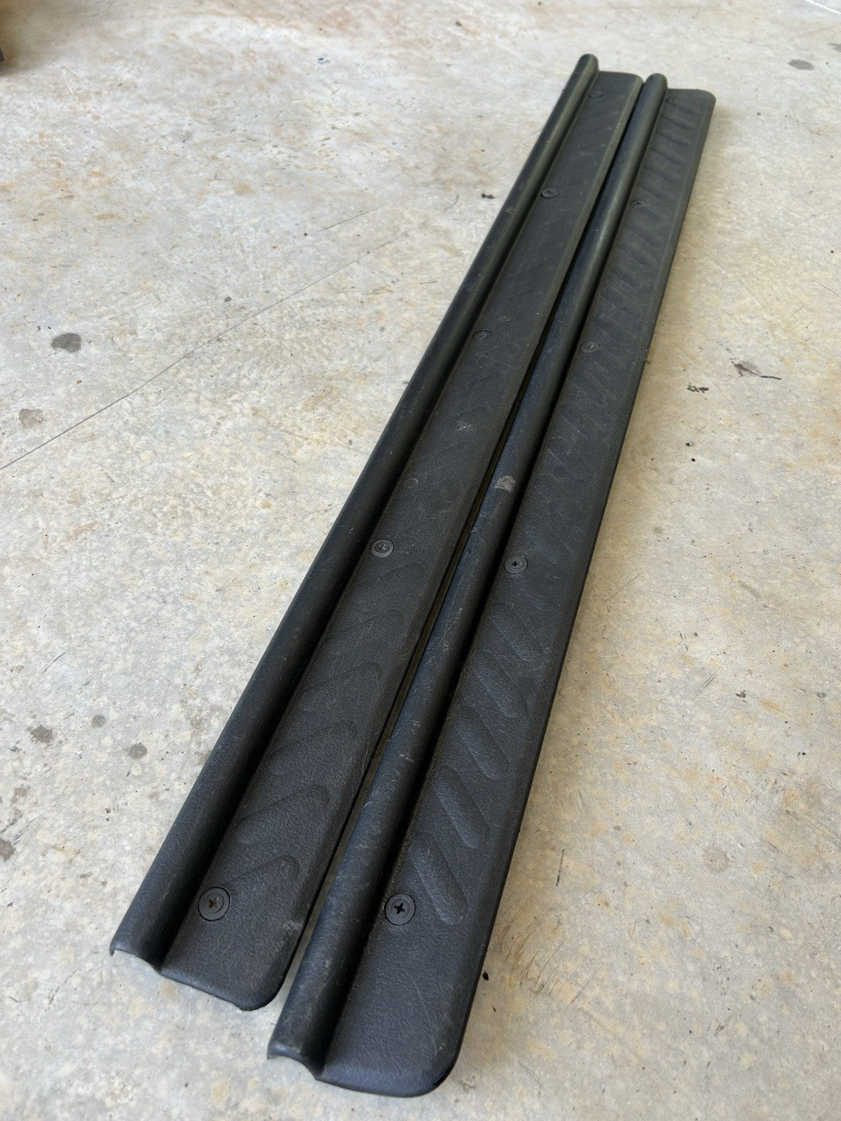 1989-1993 Nissan 240sx S13 Passenger RH LH Door Sill Scuff Plates Trim W/ Clips