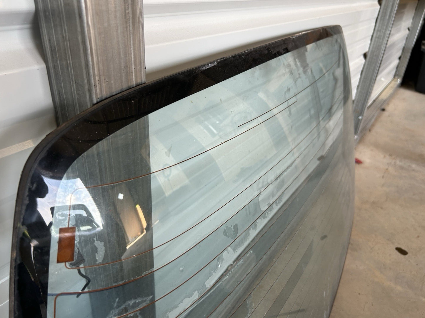 89-93 Nissan 240sx S13 Coupe Rear Windshield Glass OEM Defrost Silvia
