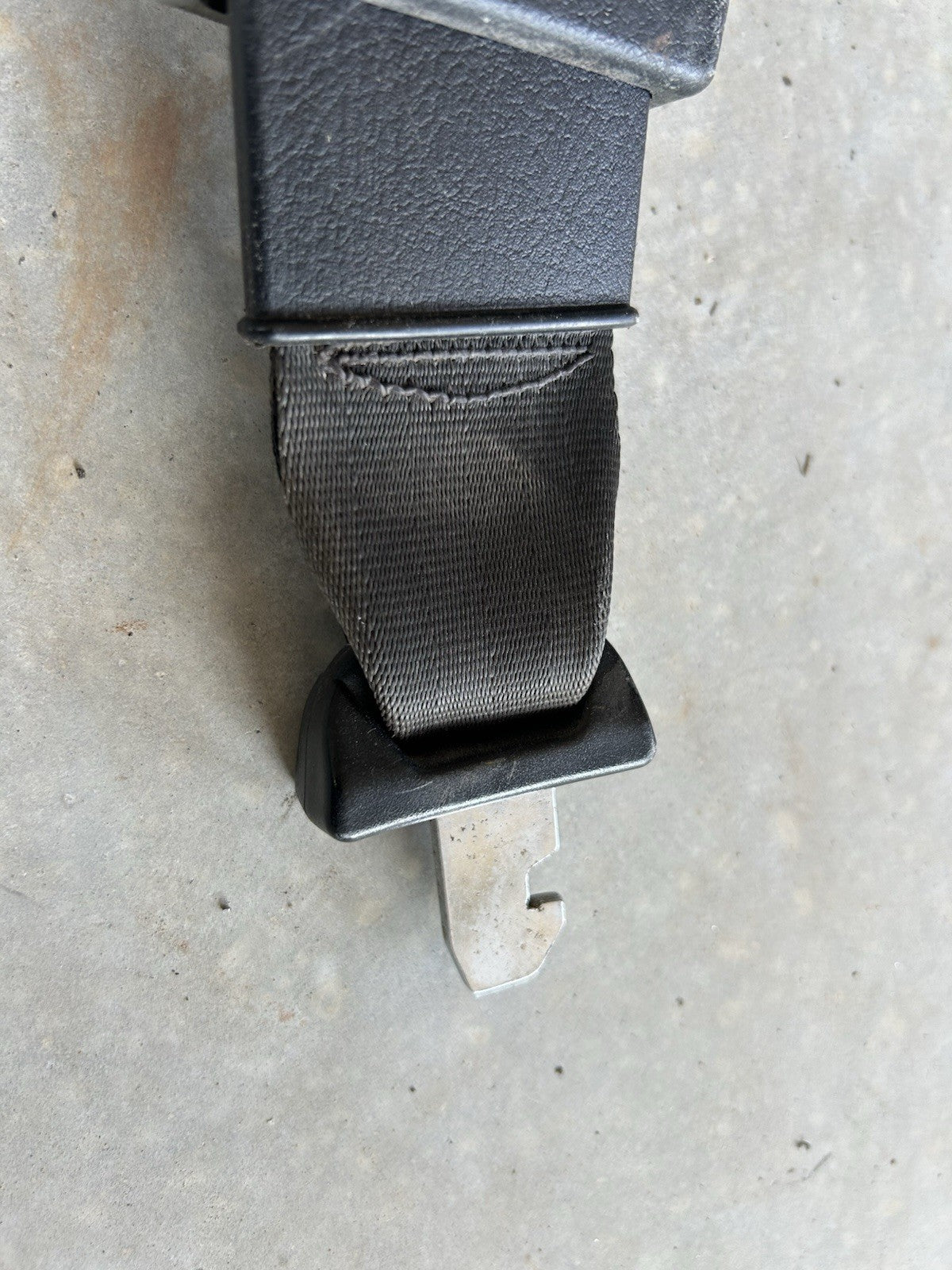 89-93 Nissan 240sx S13 OEM Front Seat Shoulder Belts PAIR Left & Right Black
