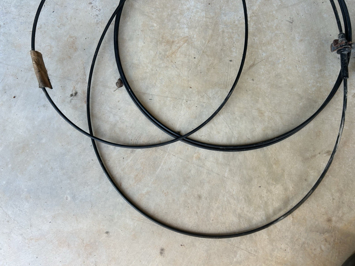 89-94 NISSAN 240SX S13 COUPE Trunk and Fuel Gas Lid Door Release cable OEM
