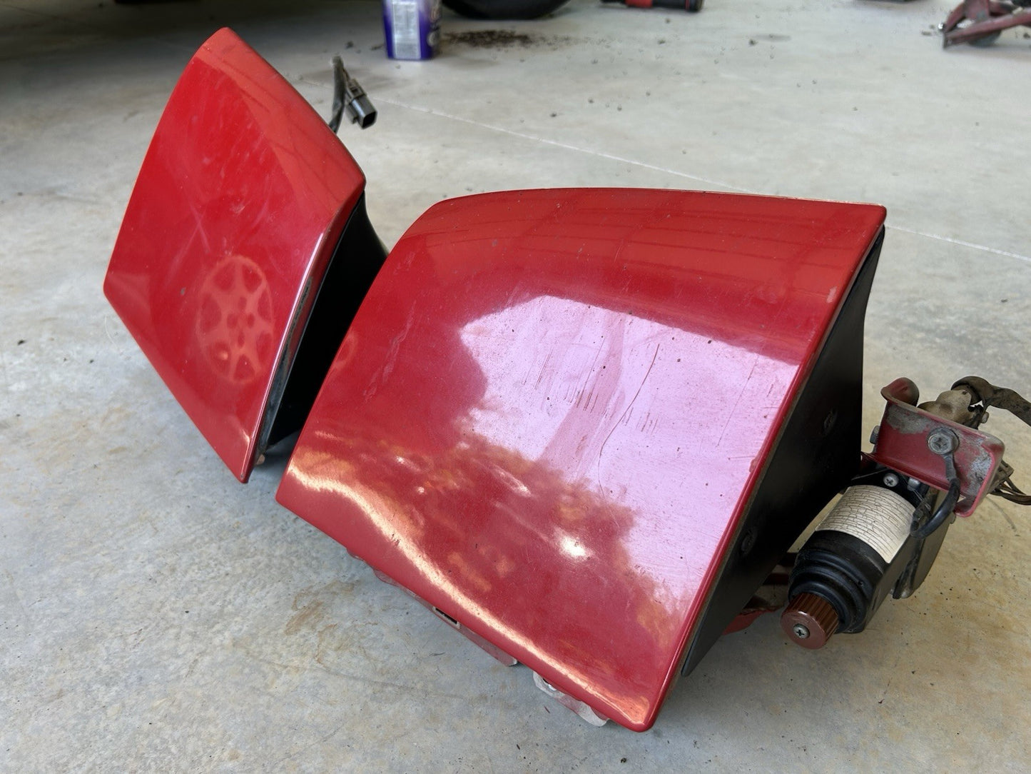 89-94 Nissan 240sx Right & Left Side Pop Up Headlight & Motor S13 SET OEM