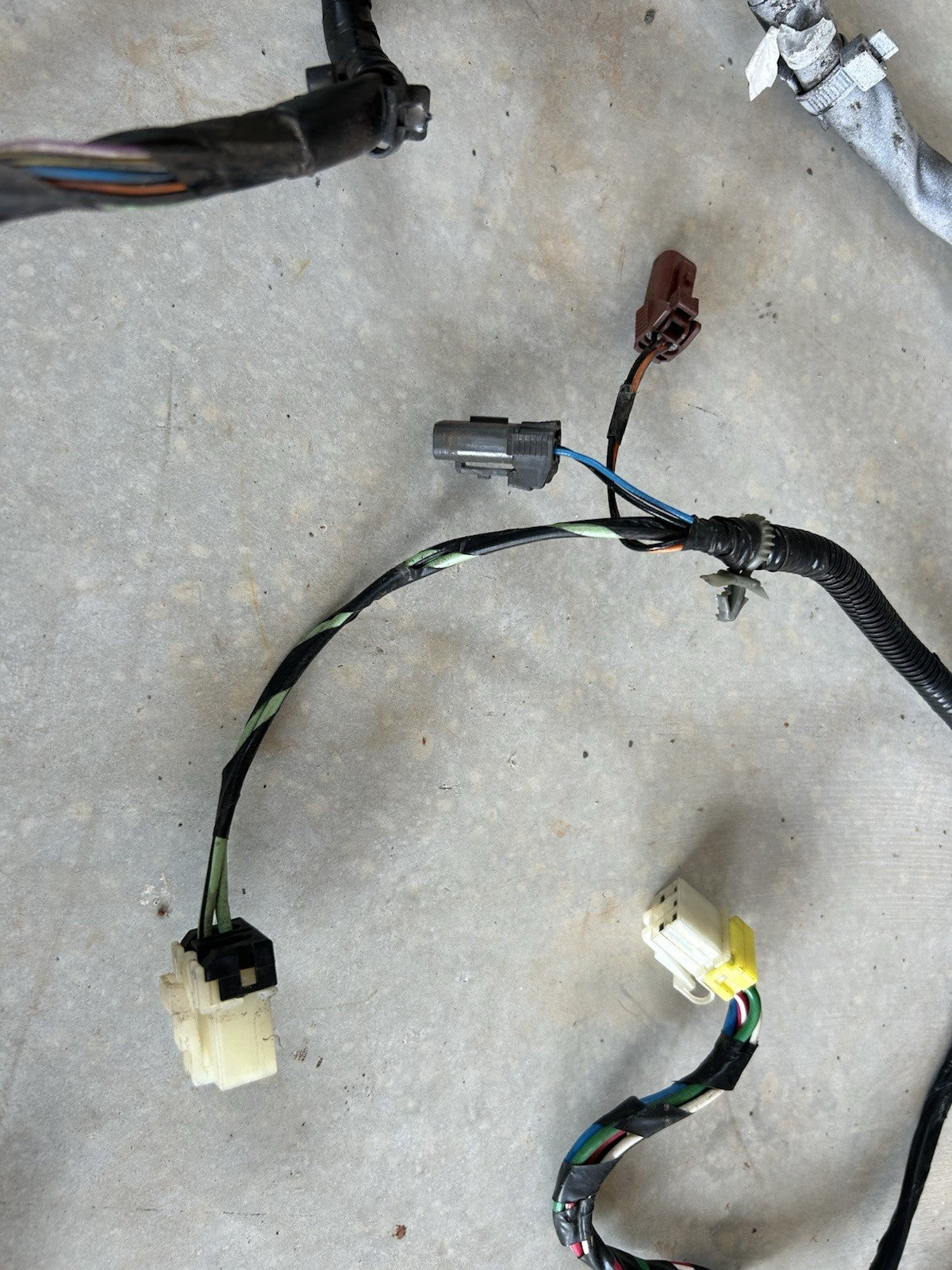 89-94 Nissan 240sx Right Power Window Door Harness R Wiring Subharness S13 OEM