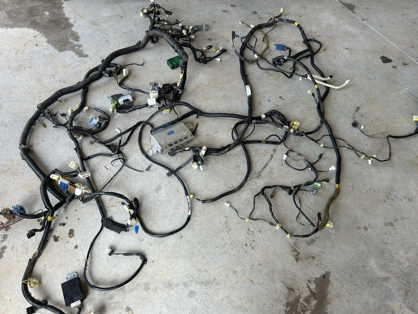 1990 NISSAN Z32 300ZX 2+0 COUPE A/T UNDER DASH WIRE WIRING HARNESS OEM