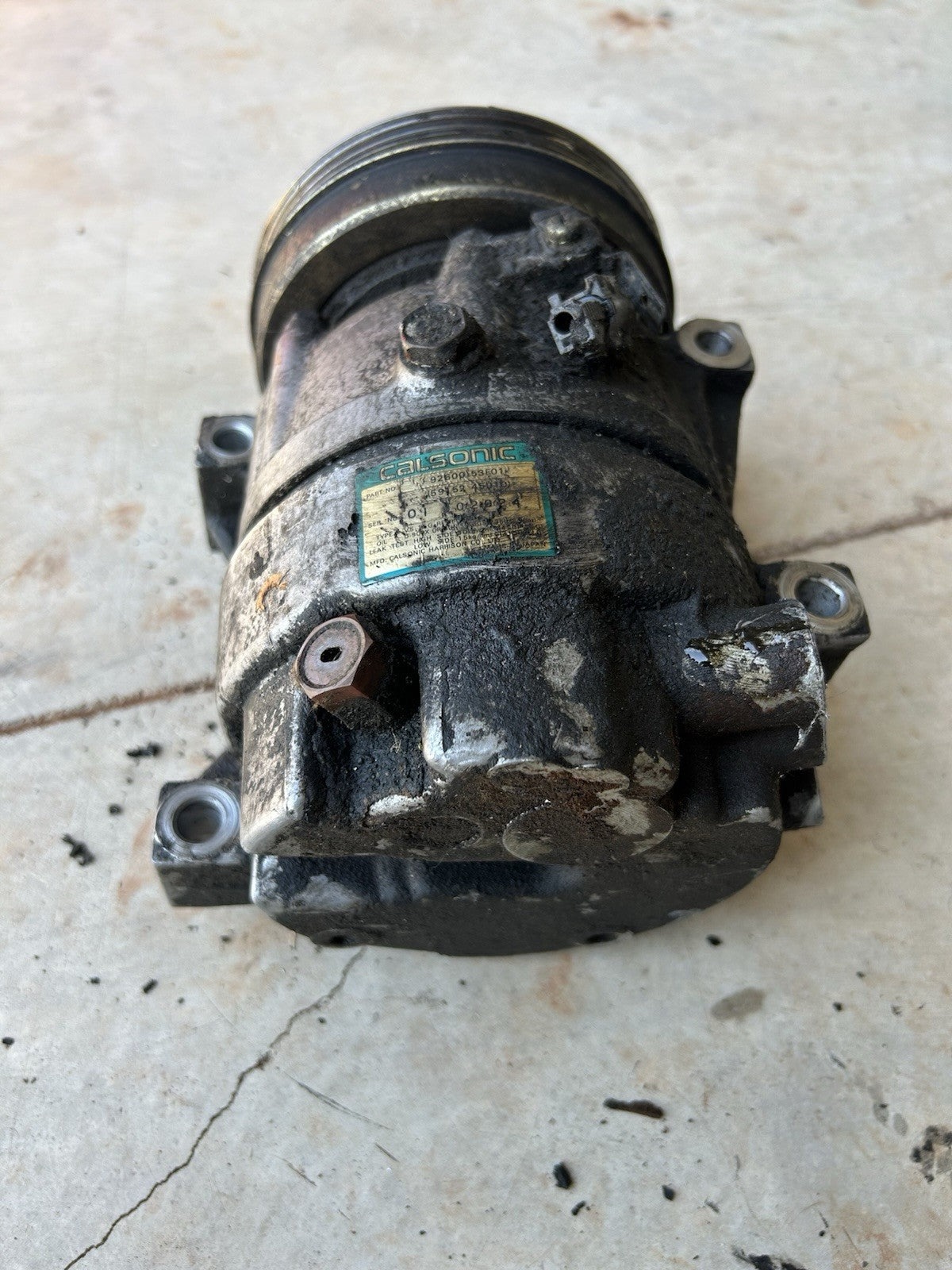 91-94 OEM Nissan 240SX S13 KA24DE Air Compressor A/C -Working