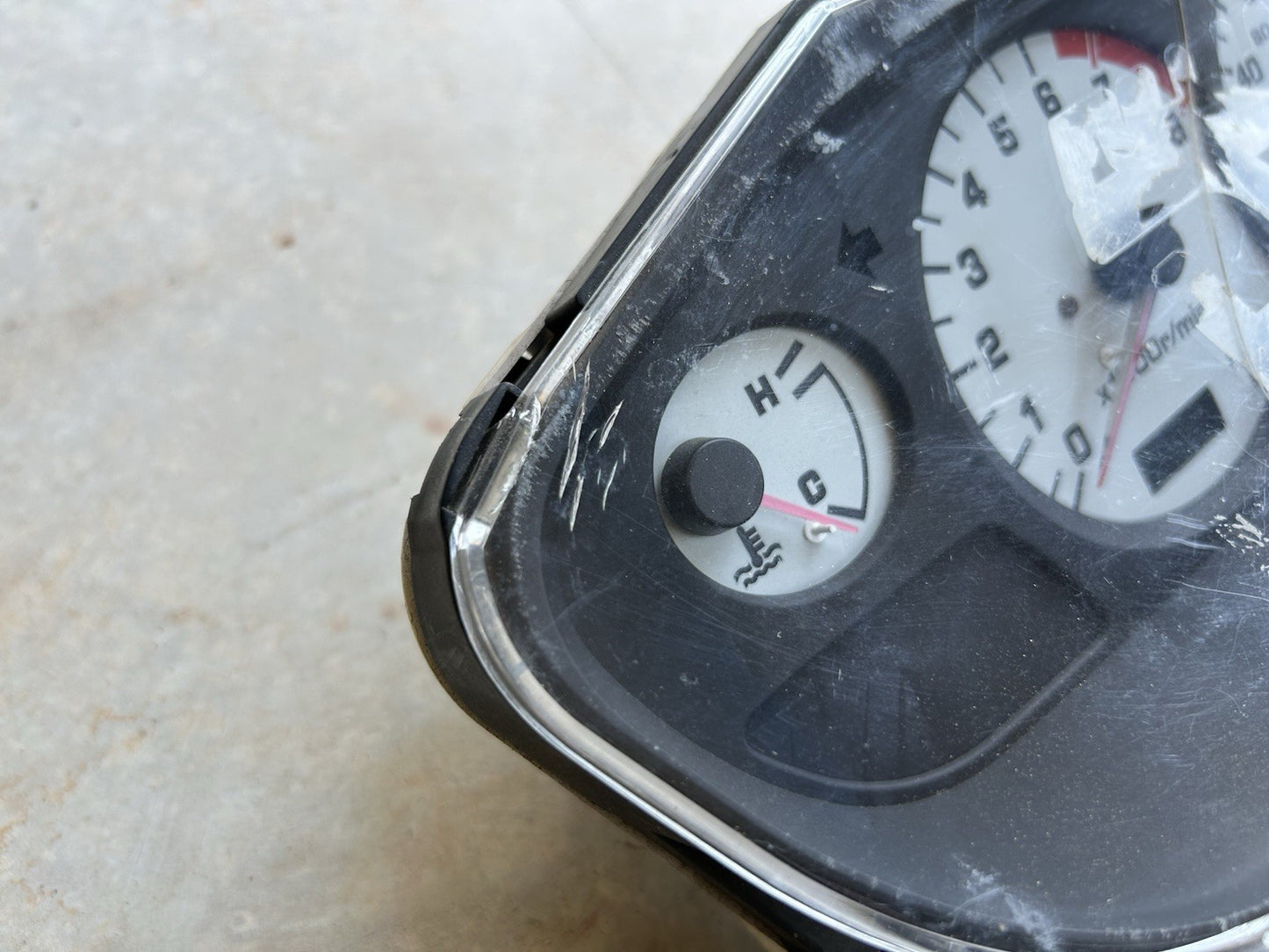 1996-1998 Nissan 240sx S14 Kouki OEM Instrument Gauge Cluster 265k WHITE FACE