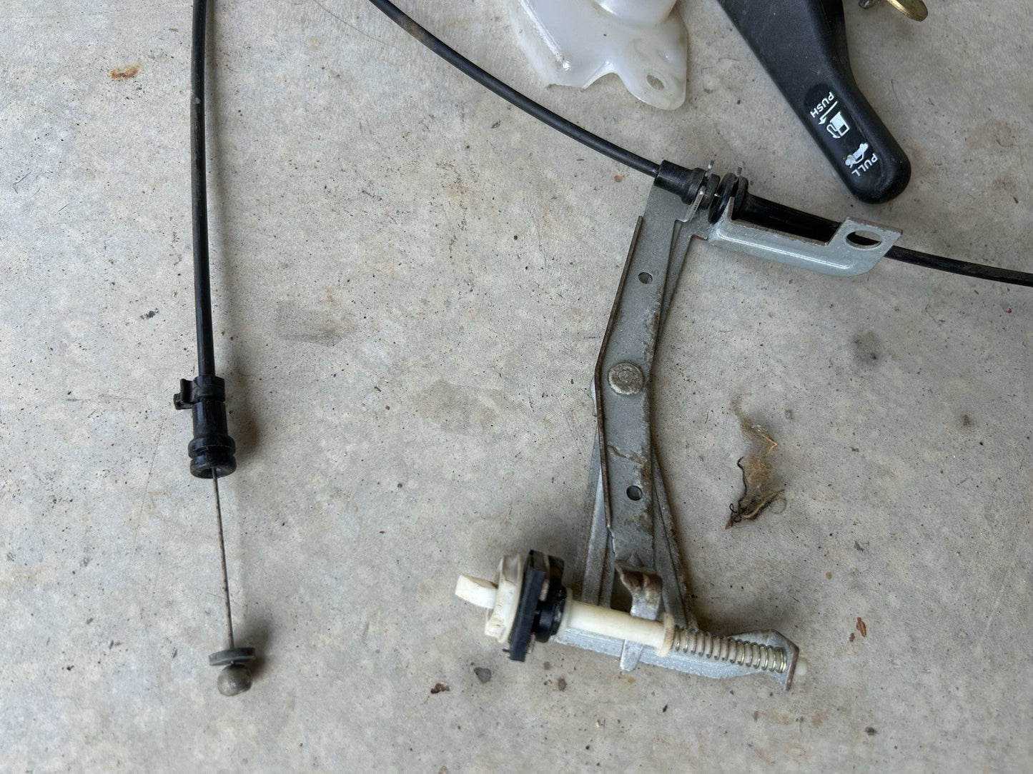 90-96 Nissan 300zx Z32 2+0 OEM Fuel Door & Trunk Hatch Latch Cable Assembly