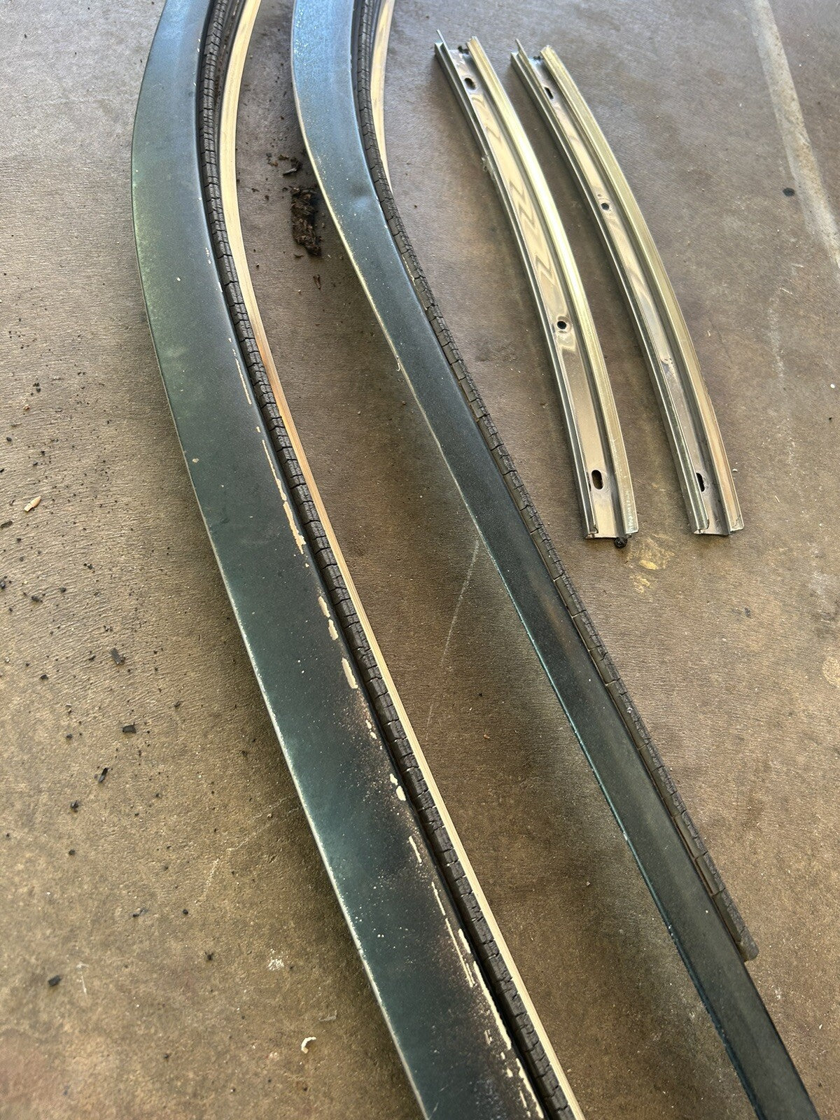 1989-1994 Nissan 240sx S13 OEM Hatch Outer A Pillar Trims LH & RH Sides