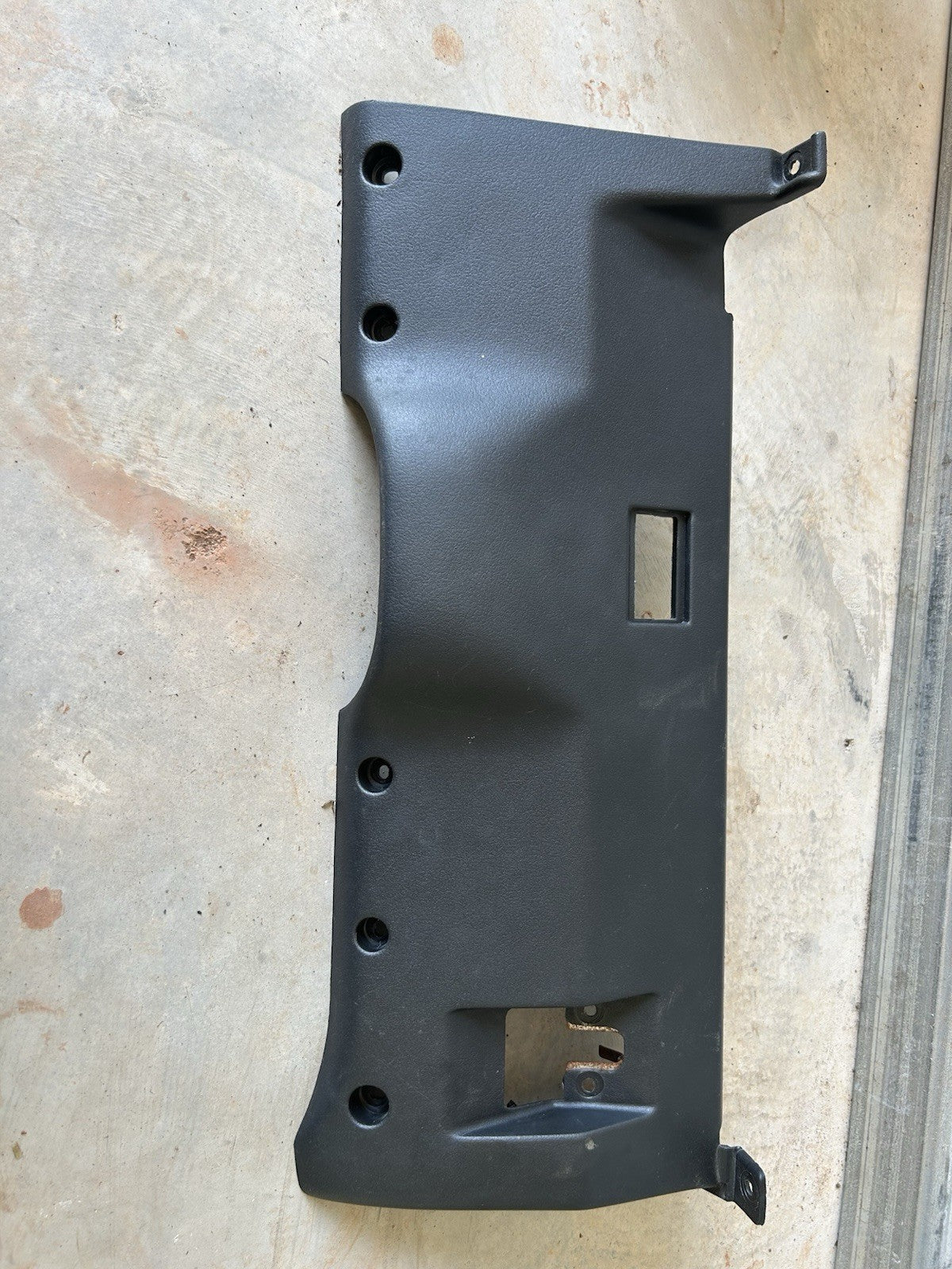 1989-1994 Nissan 240SX S13 Under Steering Column Trim Knee Panel Black OEM