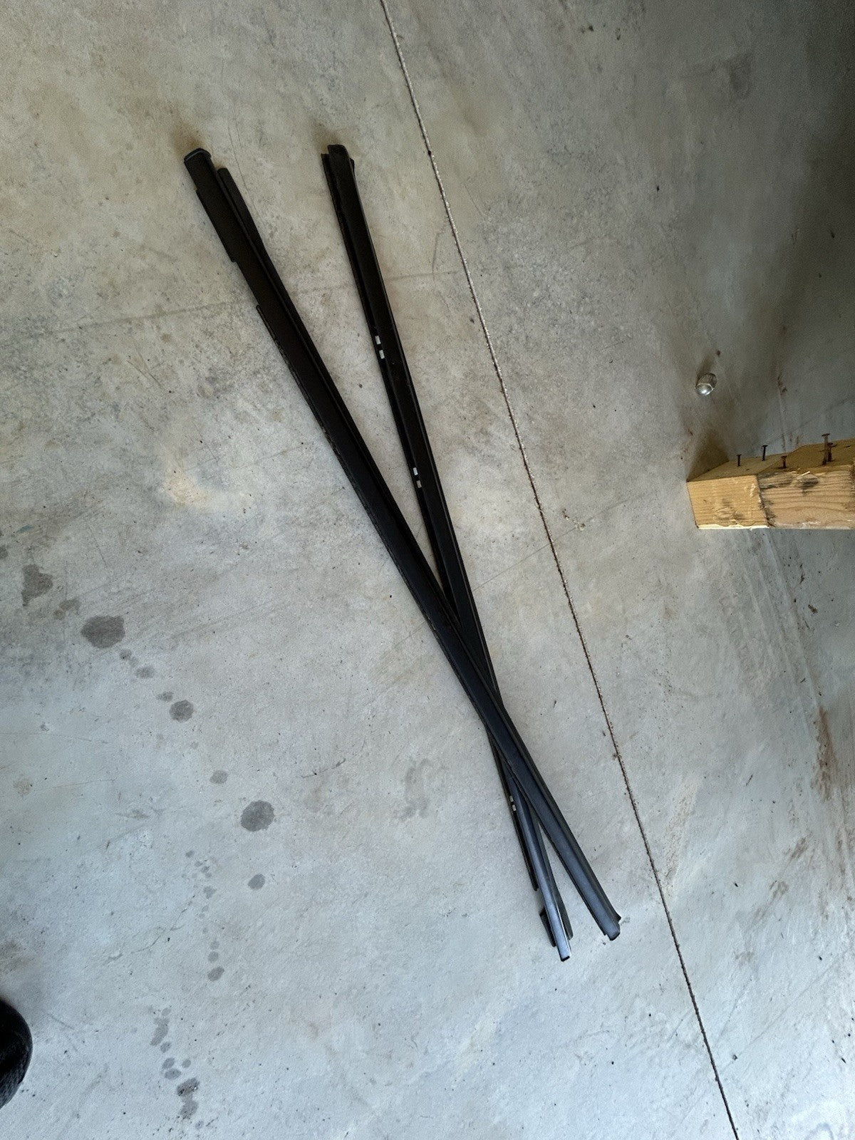 89-94 Nissan 240sx S13 OEM Upper Door Belt Molding Trim  Right & Left Door Trim