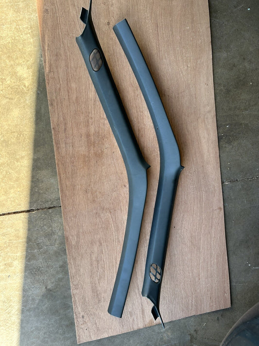 95-98 Nissan S14 240sx Blue A Pillar Interior Panels