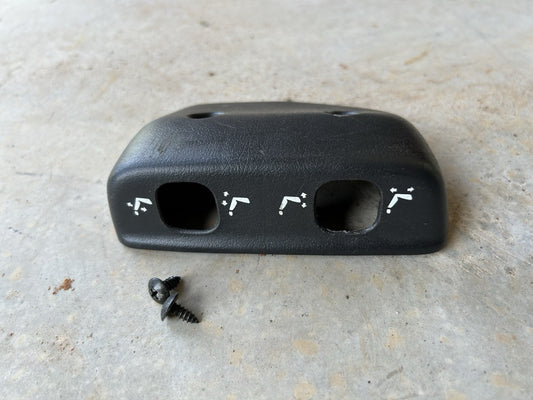 90-96 300zx Z32 Power Seat Switch Bezel /Cover /Trim Black OEM Nissan