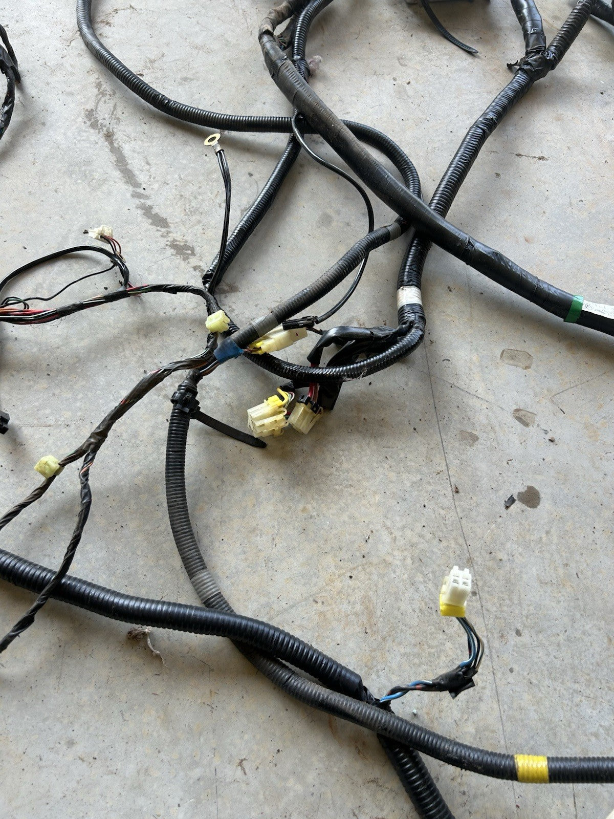 1990 NISSAN Z32 300ZX 2+0 COUPE A/T UNDER DASH WIRE WIRING HARNESS OEM