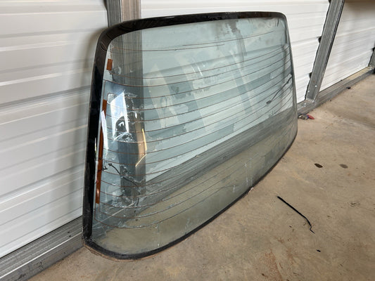 89-93 Nissan 240sx S13 Coupe Rear Windshield Glass OEM Defrost Silvia