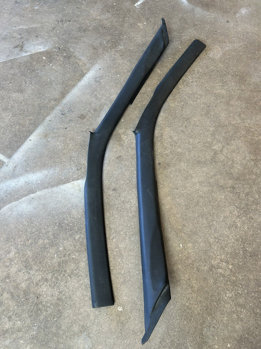 89-93 Nissan 240sx S13 OEM Black Interior RH & LH Passenger Side A Pillar Trims