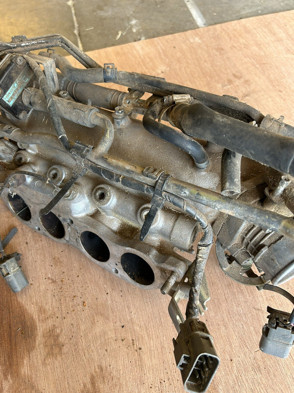 91-94 Nissan 240sx Upper & Lower Engine Intake Manifold S13 KA24DE KA24 KA