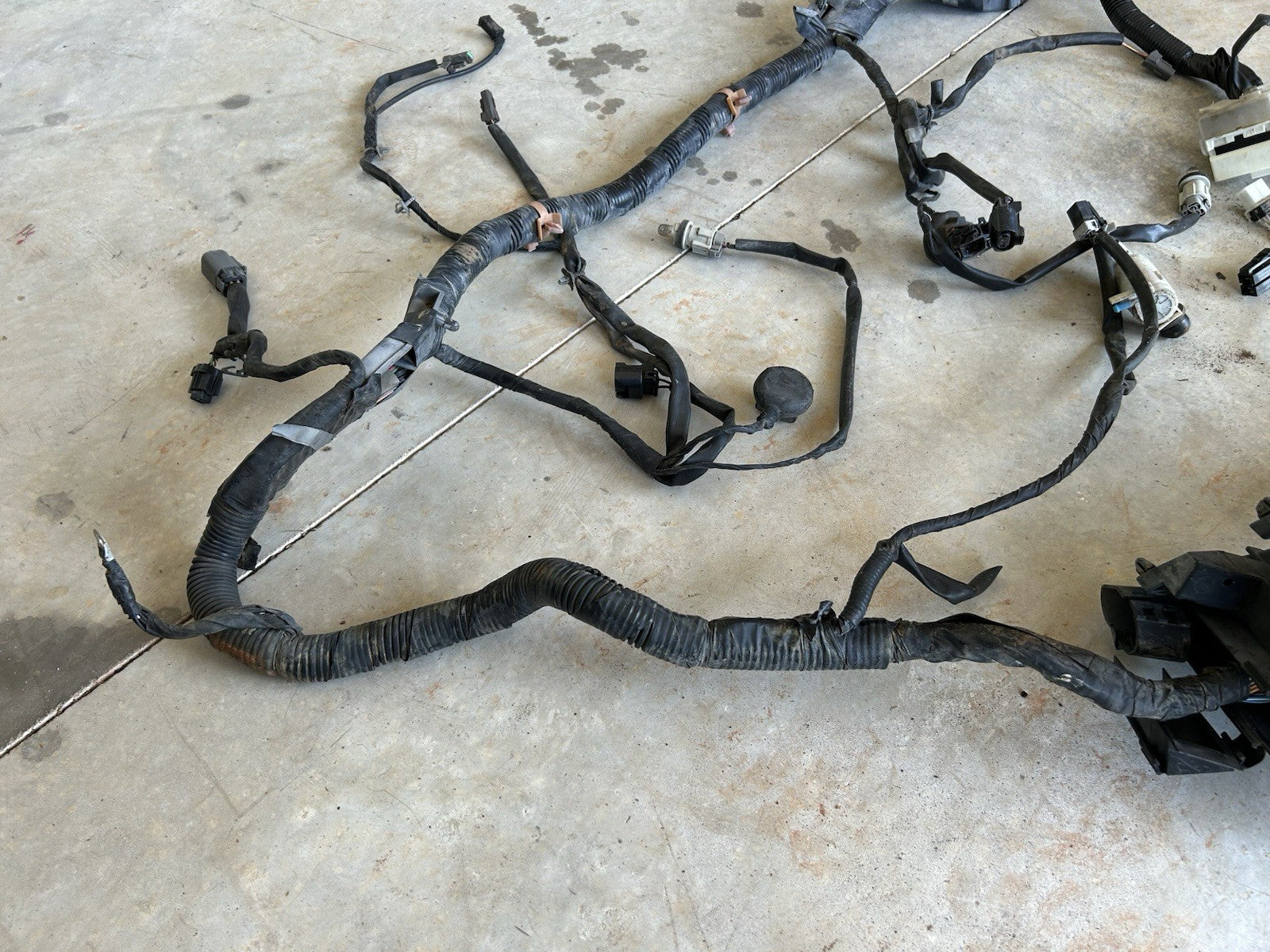95-96 Zenki Nissan 240SX S14 OEM Engine Bay Front Chassis Wire Harness Fuse M/T