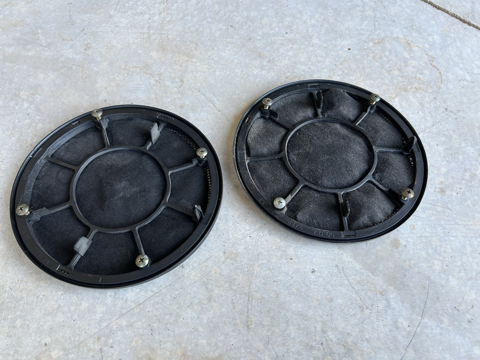 1995-1998 NISSAN 240SX S14 KOUKI DRIVER LH & RH SET DOOR SPEAKER COVER OEM