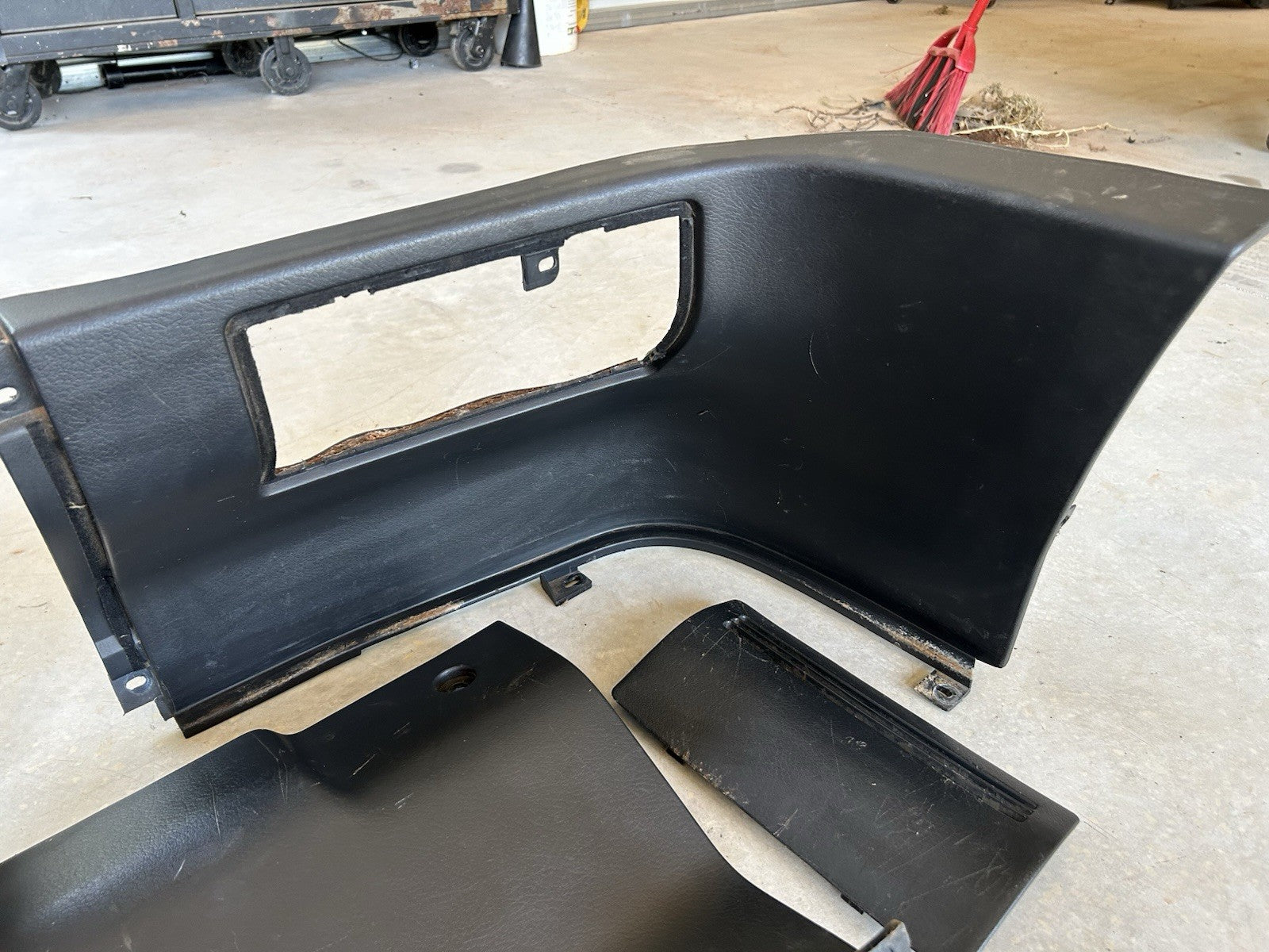 90-96 Nissan 300zx Z32 2+0 OEM Black Interior Rear Hatch Trunk Trim Panels Set