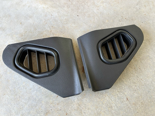 1990 Nissan Fairlady Z32 JDM RHD OEM 300zx Dash Trim End Cap Vent Panel PAIR