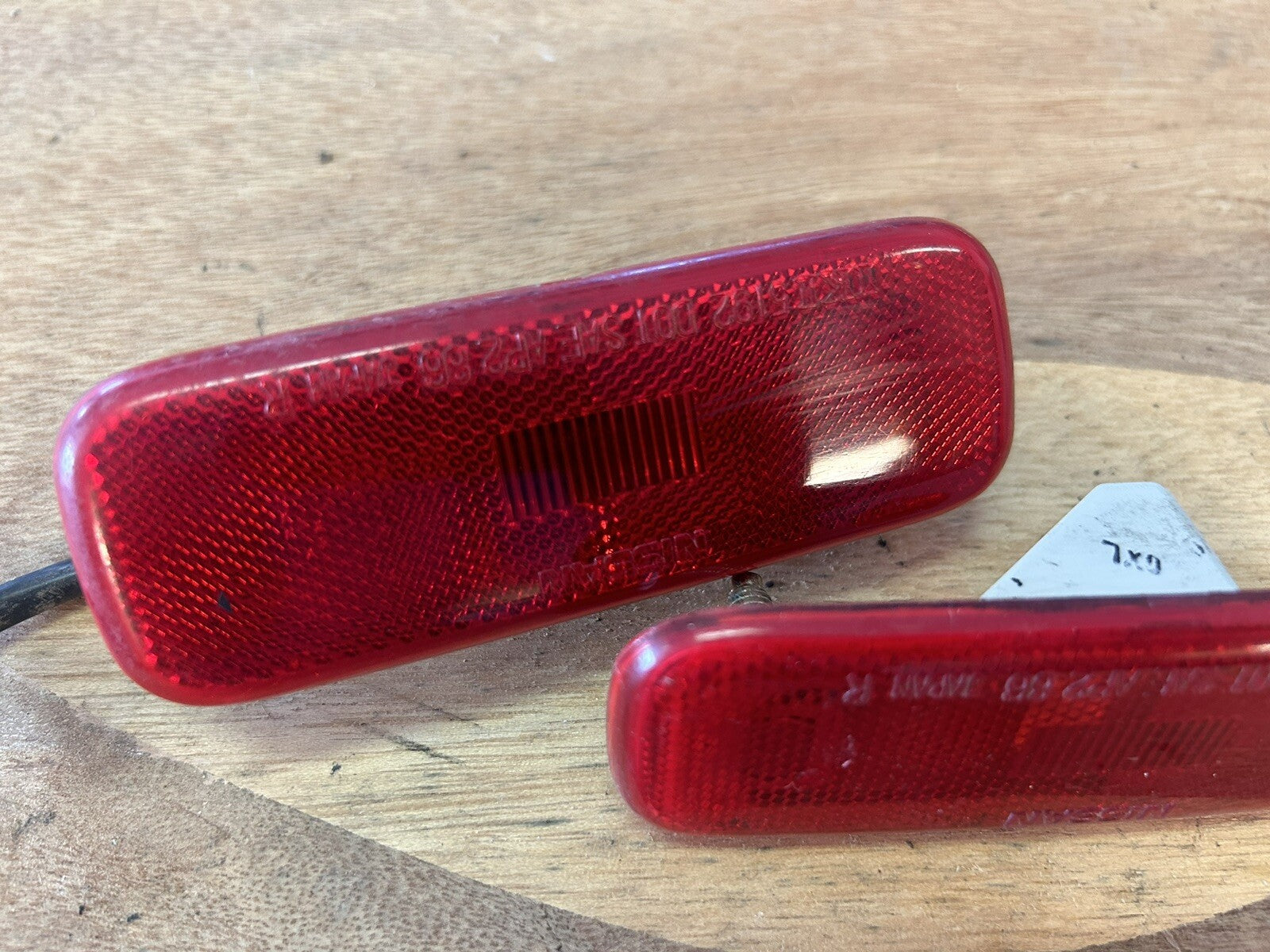 89-94 NISSAN 240SX Rear Side Reflector Pair x2 OEM 2619540F10