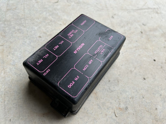 89-94 Nissan 240sx S13 OEM Engine Bay Fuse Box Cover Lid used