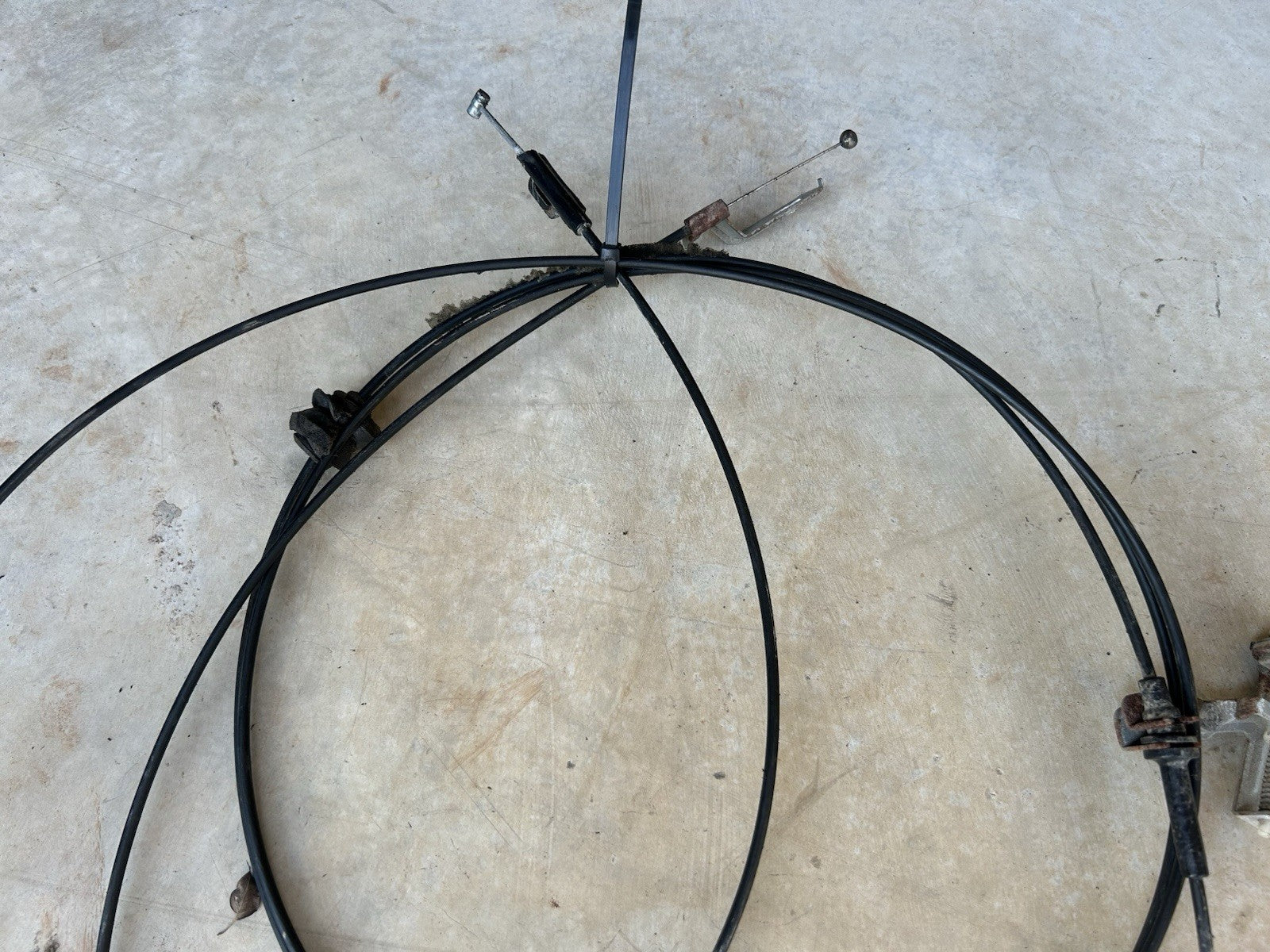89-94 NISSAN 240SX S13 COUPE Trunk and Fuel Gas Lid Door Release cable OEM
