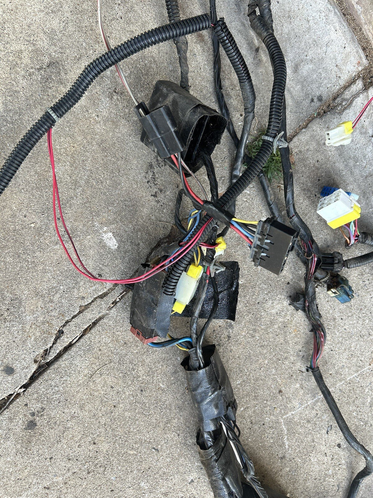 91-94 Nissan 240sx S13 VERT OEM Main Body Chassis Wiring Harness Convertible 
